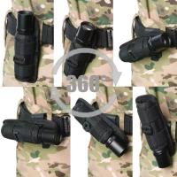 Funda paraLinterna Táctica Al Aire Libre Con Correa Molle Y Soporte De Torcha Rotativo 360 Grados Accesorios De Luz De Caza Bolsa De Cinturón - details 1