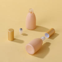 Set De 4 Botellas De Aceite Esencial De Vidrio Frosted De 12ml Con Rodillos De Acero Inoxidable Y Tapas Pintadas De Oro Para Uso Tópico Y Aromaterapia - details 2