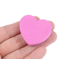 10 Pcs Miniheart Forma De Archivo De Uñas, Esponja Polímero De Uso Doble Para Mujeres Y Niñas Herramientas De Arte De Uñas - details 5