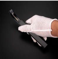 Kit De Herramientas De Corte Para Cuero Metálico Y Cuero Con 3 Hojas De Repuesto 4 Piezas Herramienta De Beveler De Seguridad Para DIY Negro/Cobre - details 13