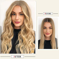 Extensiones De Cabello Sintético Rizado Ondulado 7 Piezas Clip in Para Mujer Cabello Postizo Resistente Al Calor Negro Marrón Suave Pieza De 10 Pulgadas Con 5 Clips - details 5