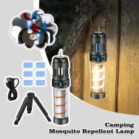 Lámpara Repelente De Mosquitos LED Con Imán Y Carga USB Luz Portátil Para Camping Equipamiento De Exterior Dimmable Y Magnético - details 1