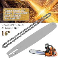 Juego De Guía De Motosierra De 16 Pulgadas + Cadena De Motosierra 3/8 LP 325" .058" 66DL Semi Cuchilla Para Husqvarna 36 41 50 51 55 Herramienta - details 0