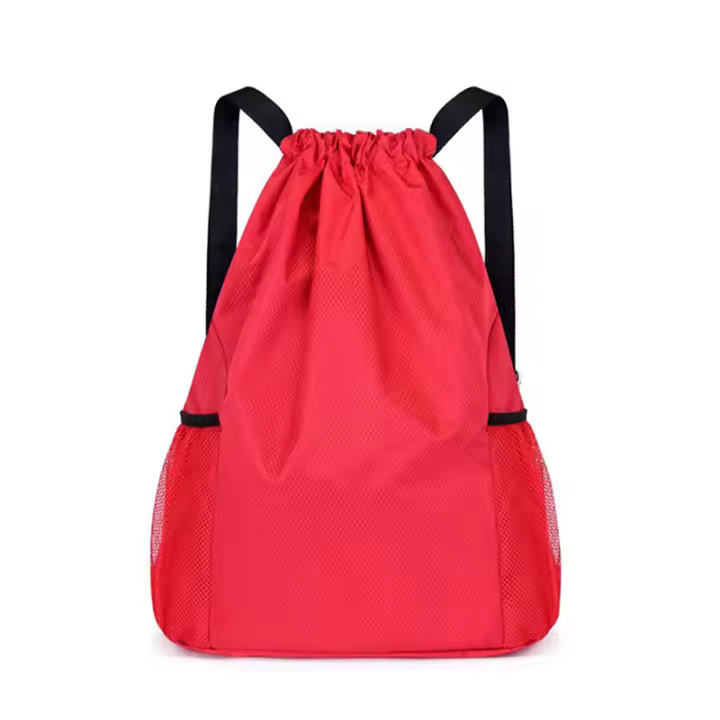 Bolsa De Viaje Casual Con Cierre De Cordón Para Hombres Y Mujeres Mochila De Viaje Durable De Tela Oxford Con Lining De Poliéster - 1
