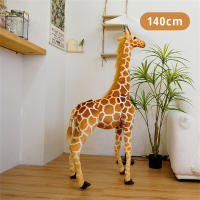 Gran Peluche De Giraffa Real Vida Juguete De Peluche De Animal Suave Para Decoración De Habitación Regalo De Cumpleaños Para Niños - details 5