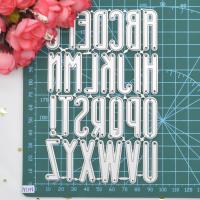Cortadores De Letras A-Z Para Manualidades DIY Álbumes De Fotos Tarjetas Y Artesanía Corte De Metal Color Plateado Blanco - details 11