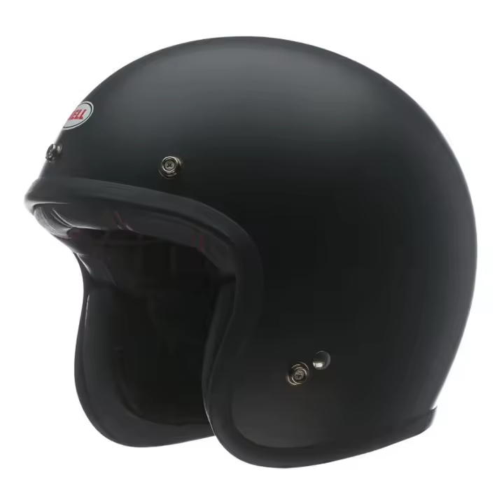 Bell Moto Casco Jet Custom 500 Negro Adulto - 1