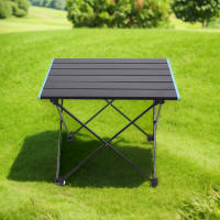 Mesa De Camping Plegable Portátil De Aluminio Mesa De Picnic Al Aire Libre Para Playa Jardín Y BBQ Tipo De Material: Aleación De Aluminio - details 2