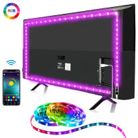 Tiras LED USB Bluetooth Control Por App Luzes RGB Flexibles Para TV Decoración De Habitaciones Fita Diode 5050 Para Retroiluminación De TV - details 0