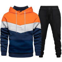 Traje De Deporte Casual Para Hombre Con Capucha Sudadera Y Pantalones Negros De Alta Calidad Para Uso Diario En Otoño E Invierno - details 5