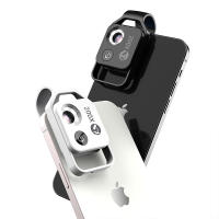Microscope with clip para teléfono móvil, microscope para teléfono móvil de 200 augmentos con portaobjetos, adaptado para que los Niños exploren el mundo en miniatura - details 0