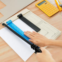 Cortadora De Papel Con Guardia De Seguridad Y Bloqueo De Hoja Acero Inoxidable Precisión Corte Capacidad De 12 Hojas Para DIY - details 0