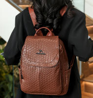 Mochila De Cuero Vintage Para Mujer Bolso De Diseño De Alta Calidad 2024 Mochila Grande Para Niñas Bolsa De Libros Con Sillín De Air Cushion - details 6