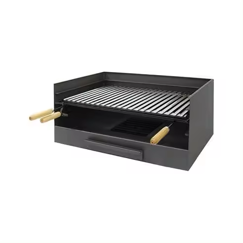 Cajón con Parrilla Inox 61x40x32cm - Imex El Zorro - Accesorios para Barbacoas - 1
