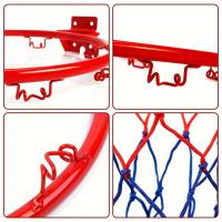 Aro De Baloncesto Para Pared Interior Y Exterior Con Red Duradero Y Versátil Equipo Deportivo Para Todas Las Edades - details 3