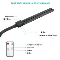Lámpara De Escritorio LED Doble 24W Con Control Remoto Y 5 Niveles De Brillo Y Modos De Iluminación JGT Moderna Para EU/US/UK - details 5