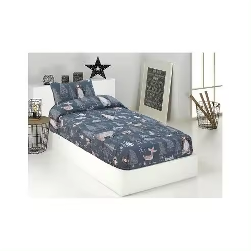 Edredón Ajustable Infantil Cama 90 y Cama 105 Niños Forest Dhestia Home - 1