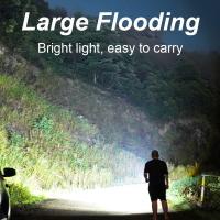 Mini Linterna Portátil COB Impermeable Recargable De Alta Intensidad Con Dos Fuente De Luz Para Camping Linterna Dual LED Y SMD Tipo-C Carga Rápida ABS De Alta Resistencia - details 2