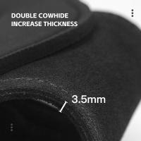 Guantes De Gimnasio Antideslizantes Y Resistente Al Desgaste Para Levantamiento De Pesas Crossfit Ejercicio De Agarradera Protección De Palma Cowhide - details 1