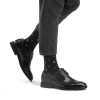 6 Pares De Calcetines De Negocios Para Hombre De Algodón De Alta Calidad Diseño De Moda Talla Grande Calcetines Deportivos Suaves Y Comprimidos - details 13