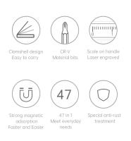 JUEGO DE DESTORNILLADORES DE PRECISIÓN JAKEMY JM-8180A - details 1