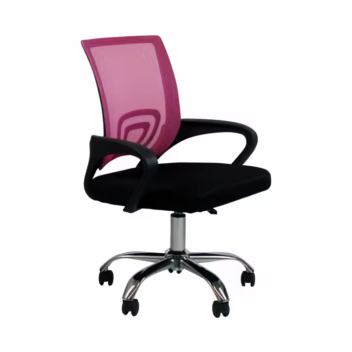 Thinia Home - Silla de Escritorio Classic, Oficina y Despacho, Home Office, Respaldo Malla Transpirable, Soporte Lumbar, Reposabrazos, Altura Ajustable, Ergonómica, 52x65x(86-95)cm - 1