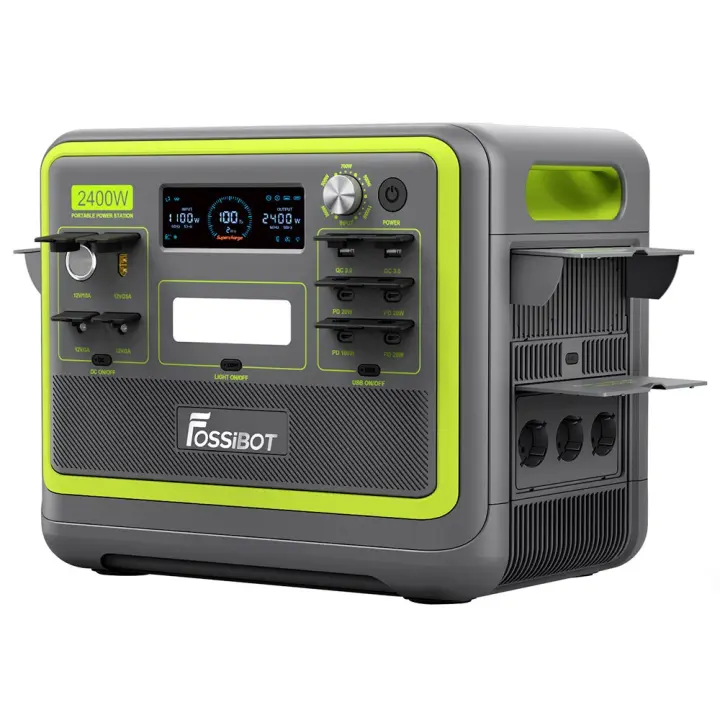 FOSSiBOT F2400 Estación de energía portátil, 2048Wh Batería LiFePO4, generador solar de 2400W de salida, 16 puertos de salida, 3 métodos de carga, utilizado para la mayoría de dispositivos - 1