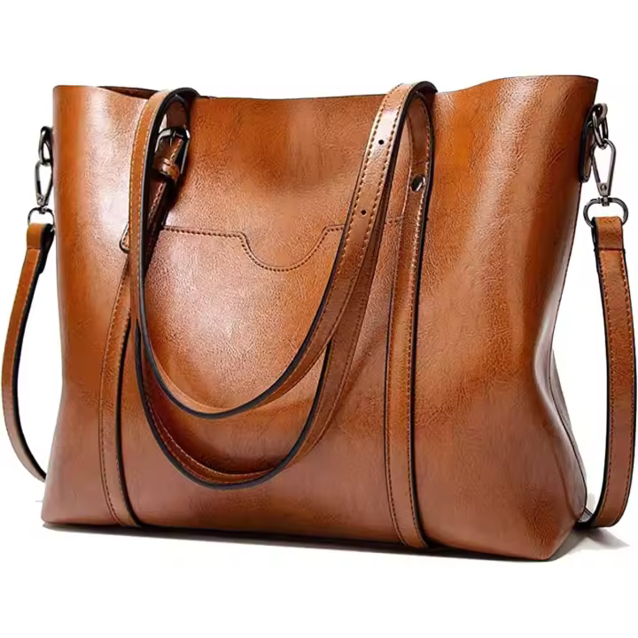 Bolsos de Mano para mujer de cuero elegante de gran capacidad Retro Vintage with Superior ASA - 1