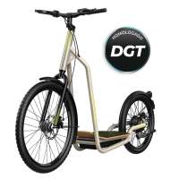 Bicinete Urban Bicinete eléctrico con motor de 1000 W (500 W nominal) y autonomía de 50 km. Rueda trasera de 20" y delantera de 26". Cumple con todos los requisitos de la nueva normativa española de circulación. - details 0