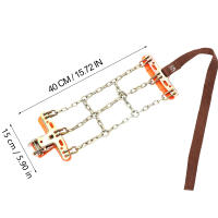 Cadenas De Neumáticos Antideslizantes Para Coche 2pcs Cadena De Seguridad Anticongelante Para Automóviles Resistentes Al Escorches - details 1