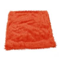 Funda De Cojín Suave De Peluche 41x41cm Color Sólido Cálido Para Sala De Estar Y Dormitorio Decoración De Sofá Removible Y Lavable - details 6