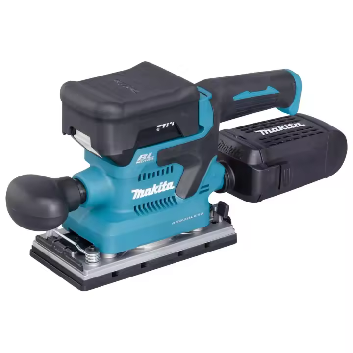 MAKITA DBO380RTJ Lijadora Orbital BL 18V LXT 93x185mm 5Ah 2 bat. MakPac Aluminio - 1