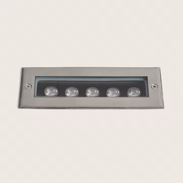 Ledkia Foco Exterior LED 5W Empotrable Suelo Rectangular Utopia 3000K Blanco Cálido - 1