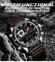 Reloj De Pulsera Digital Y Analógico NAVIFORCE NF9236 Para Hombre Dual Display Reloj Militar De Lujo Impermeable Deportivo Casual Con Pantalla LED Y Alarmas - details 0
