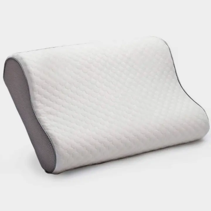Almohada Viscoelástica para Dormir de Lado y Espalda, Almohada Cervical KINOTO de Apoyo para el Cuello, Cojín Ortopédico para Alivio de Dolor de Cuello y Hombros - 1