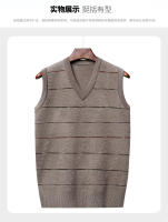 Suéter Casual Para Hombres Chaqueta De Encaje Grueso Auténtica Y Otoño Invierno Moda Confort Transpirable Chaleco De Gimnasio Con Cuello V - details 8