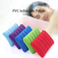 Cojín De Viaje Inflable Para Camping Y Exterior 47x30cm Almohada De Aire Plegable Cuadrada Soporte De Espalda Para Avión Y Auto - details 0