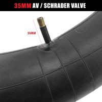 Tubo De Bicicleta Para Neumáticos Gruesos 20x4.0 Para Motocicletas De Nieve Bicicletas ATVs Negro Pieza O Paquete De 2PCS - details 4