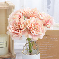 Bouquet De Flores Artificiales Peonía Para Boda Decoración De Hogar Y Fiesta En Tela Sintética Estilo Elegante Para Supermercado Y Sala De Estar - details 0