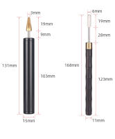 Pincel De Pintura Para Borde De Cuero QJH Herramienta De Terminación Con Aceite Para DIY Pintura Y Tinte De Cuero Accesorios De Manualidades - details 14