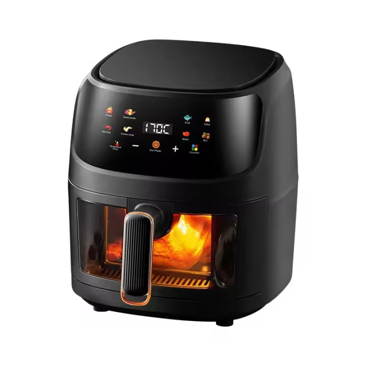 1400W Air Fryer, LED Touchscreen Display Oil Free Air Fryer, 8L Capacity Multi-function Hot Sale air fryers,8 Cooking Modes Oven - 1