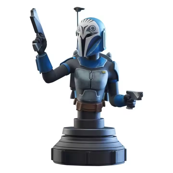 Busto Bo-Katan Kryze Star Wars The Clone Wars 15cmFigura  Coleccionable - Idea de Regalo- Mercancia Oficial - Juguetes para Niños y Adultos - Movies Fans - Muñeco para Coleccionistas y Exposición - 1