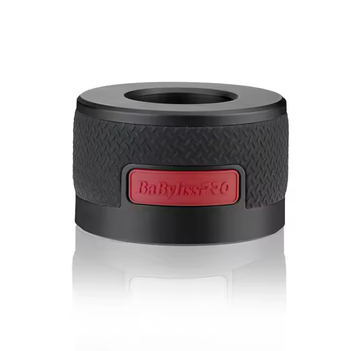 BabyLiss Pro Base de Carga Boost+ Black Matt Skeleton Charging Stand - Base de Carga para Máquina de Corte - Color Negro y Rojo - Cargador para Cortapelos Boost+ Skeleton - Modelo FX7870RBPBASE - 1