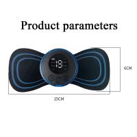 Masajeador Eléctrico De Músculo EMS Máquina De Masaje Cuello 8 Modos 19 Niveles De Fuerte Vibrador Instrumento De Relajación Corporal - details 7