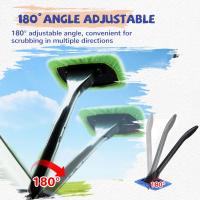 Kit De Cepillo Para Limpiar Ventanas Con Toalla De Microfibra Y Manos Largas Herramientas De Limpieza Para Coche Interior Y Parabrisas - details 1