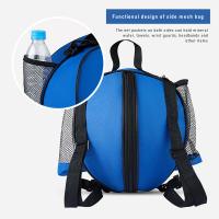 Bolsa De Baloncesto Ajustable Con Correa Y Dos Bolsillos De Malla Lateral Bolsa Deportiva Para Baloncesto Y Fútbol Portador De Bolsa De Hombro - details 3