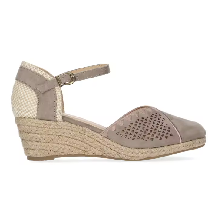 Shoes Alpargatas Mujer marca Chika 10 modelo Ursula 08 para mujer en color taupe - 1