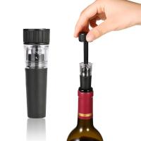 Juego De 4 Accesorios Para Vino Incluye Cortador De Sellado Y Tapón De Vaciado Para Botellas Accesorios De Barra Para Amantes Del Vino - details 4
