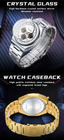 Reloj De Cuarzo Para Hombre MINI FOCUS Multifuncional De Moda Con Calendario Y Manos Luminosas En Acero Inoxidable Resistente Al Choque Y Al Agua - details 6