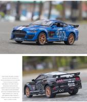 Modelo De Coche Deportivo De Aleación Ford Mustang Viper GT500 1:32 Regalo Para Niños Adorno De Coche Metal No Batería Recomendado Para Mayores De 14 Años - details 11